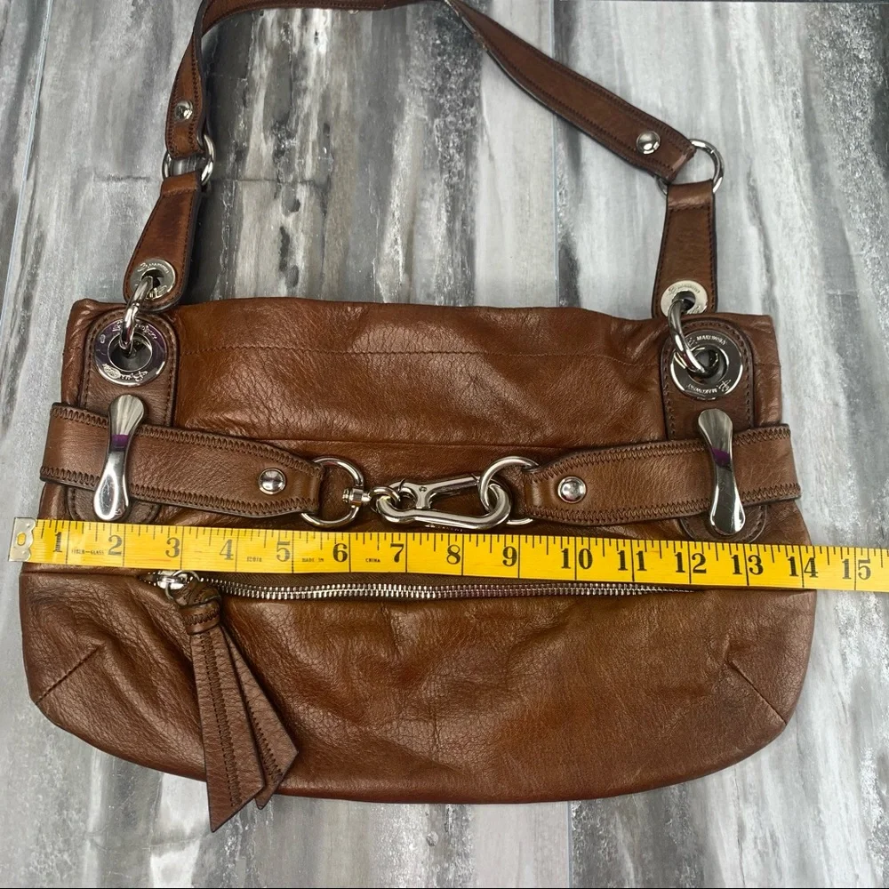 B. Makowsky Brown Super Soft Leather Some Wear - Picture 12 of 12